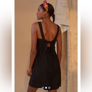 Anthropologie Maeve Twist-Front Mini Dress